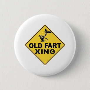 Old Fart Crossing Button