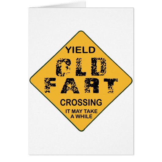 Old Fart Crossing Cards (Front)
