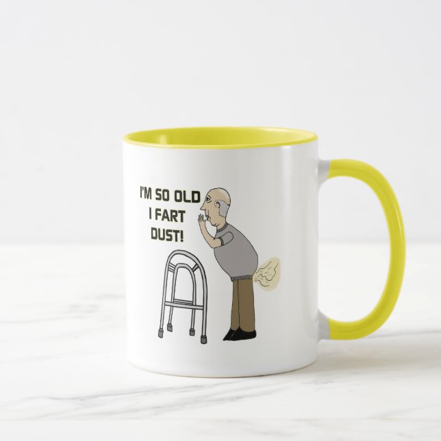 Old Fart Gifts For Fathers Day Mug (Right)