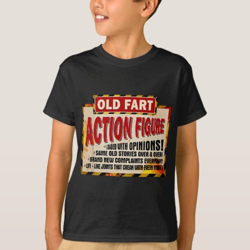 Old Fart Life Sized Action Figure _ Funny Birthday T_Shirt