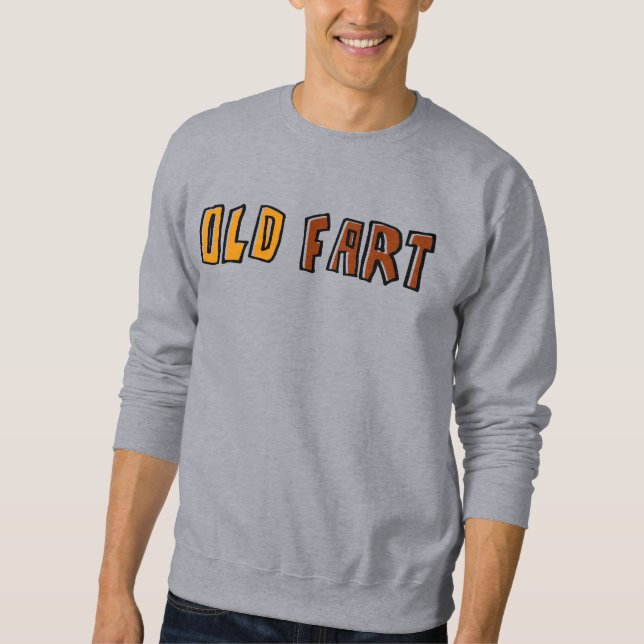 Old Fart Men's Basic Sweatshirt (Front)