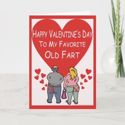 Old Fart Valentine Holiday Card