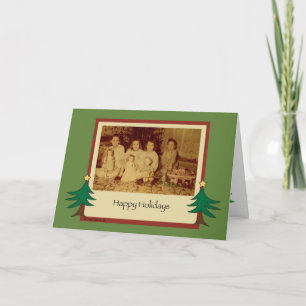 Old Fashion Christmas 1958 Holiday Card