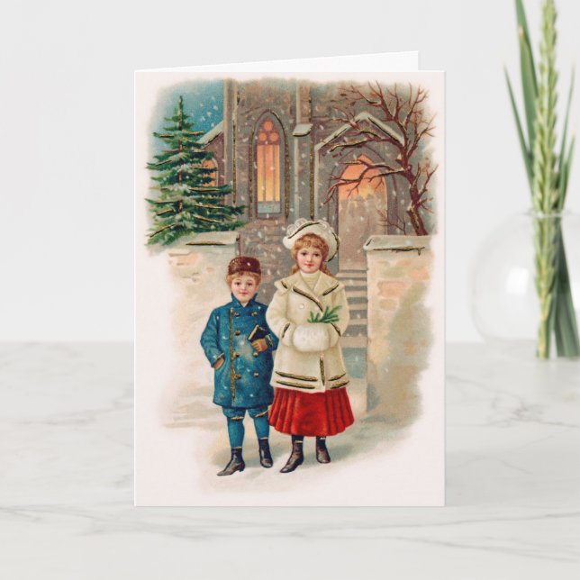 Old Fashion Christmas Card (Front)
