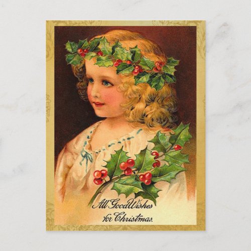 Old Fashion Christmas Holiday Postcards