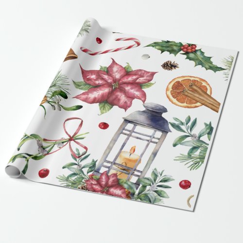 Old Fashion Christmas Wrapping Paper