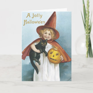 Old Fashion Halloween Card