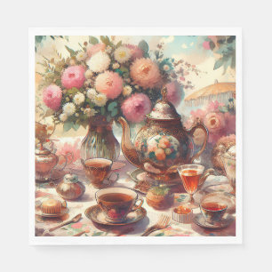 Old Fashion Tea Party  Napkins