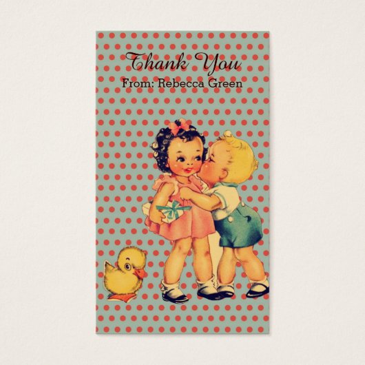 Old Fashion Valentine retro kids birthday party (Front)