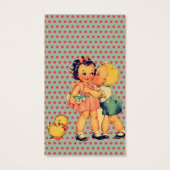 Old Fashion Valentine retro kids birthday party (Back)