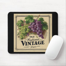 Old Fashion Vintage Grapes, Purple and Black Wine