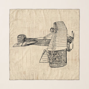 Old Fashioned Airplane Scarf