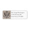 Old Fashioned American Coat of Arms Address Label