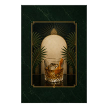 Old Fashioned Art Deco Poster | Printable Speakeas