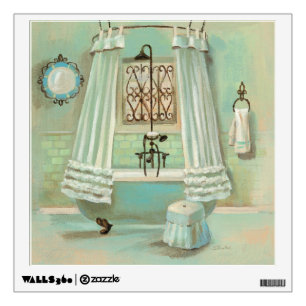 Old Fashioned Bathroom Wall Sticker