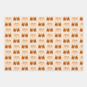 Old Fashioned Birthday Wrapping Paper