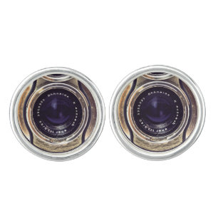 Old-fashioned camera cufflinks