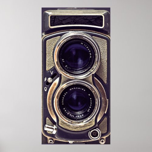 Old_fashioned camera poster