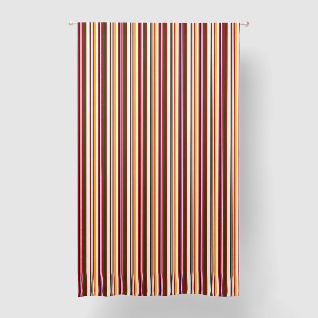 Old Fashioned Candy Stripe Blackout Curtains (Front)