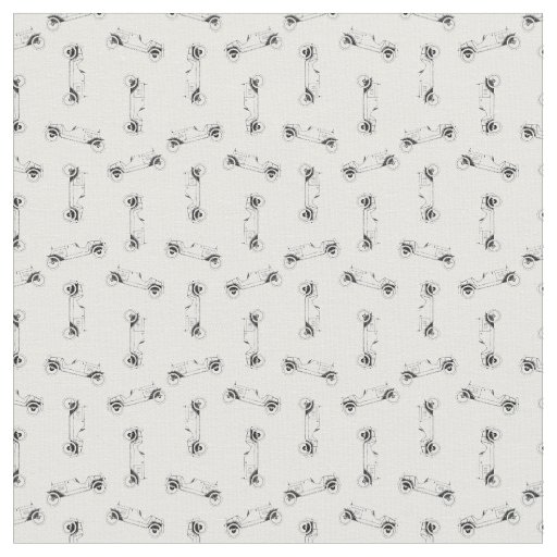 Old Fashioned Cars Print Pattern CUSTOM BG COLOR Fabric