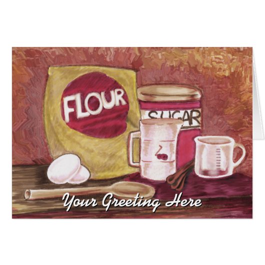 Old-Fashioned Chef Card (Front Horizontal)