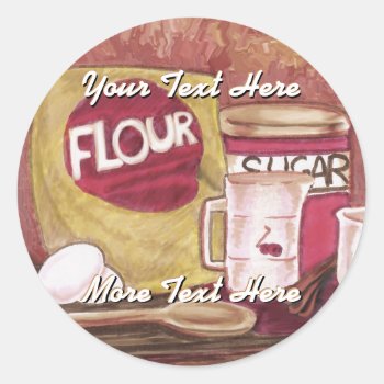 Old-fashioned Chef Stickers by Customizables at Zazzle