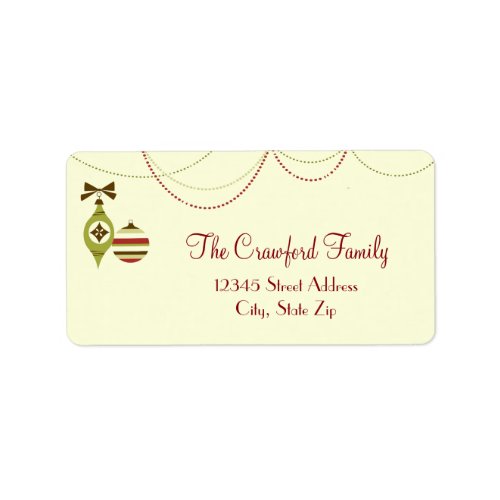 Old Fashioned Christmas _ Address Labels