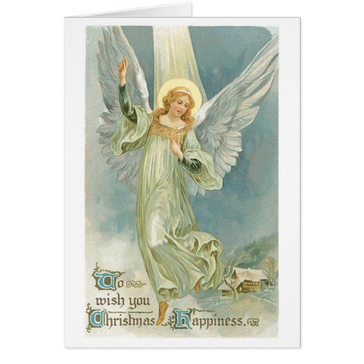 Old-fashioned Christmas, Angel Cards (Front)
