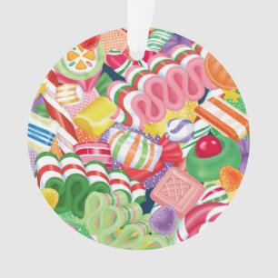 Old Fashioned Christmas Candy Ornament