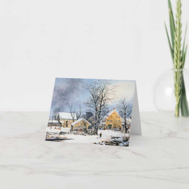 Old Fashioned Christmas Card (Front)