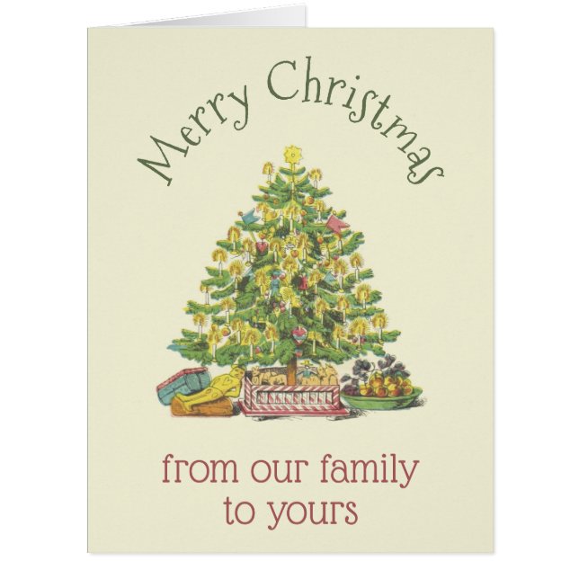 Old Fashioned Christmas Cards (Front)