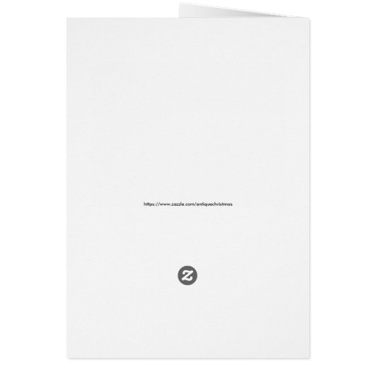 Old-fashioned Christmas, Girl, Christmas tree (Back)