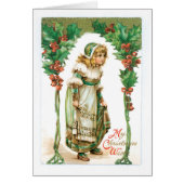 Old-fashioned Christmas, Girl, Holly (Front)