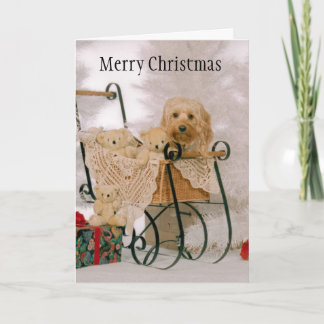 Old Fashioned Christmas Holiday Card