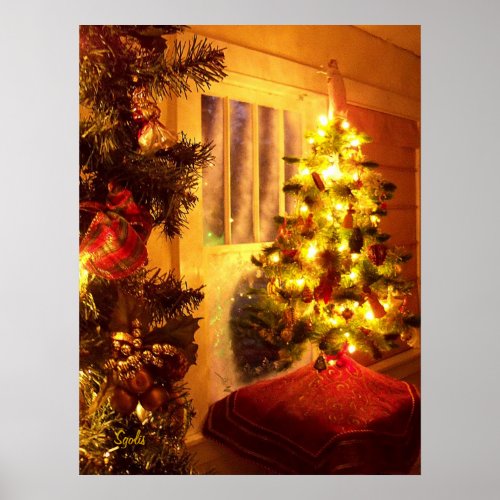 Old Fashioned Christmas Home Poster