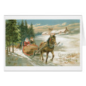 Old-fashioned Christmas, Horse sled (Front Horizontal)