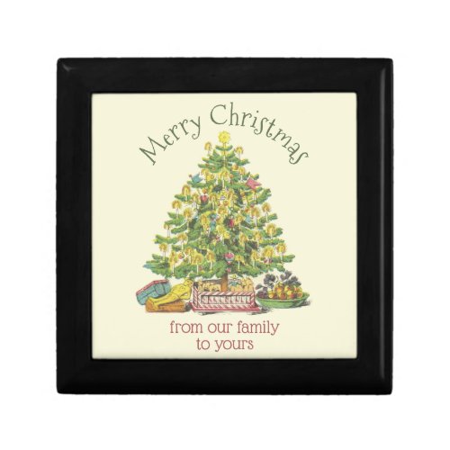 Old Fashioned Christmas Personalized Gift Box