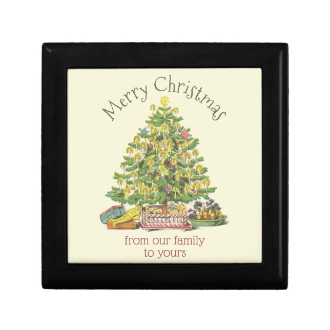 Old Fashioned Christmas Personalized Gift Box (Front)