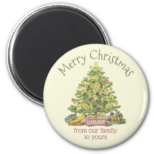 Old Fashioned Christmas Personalized Magnet