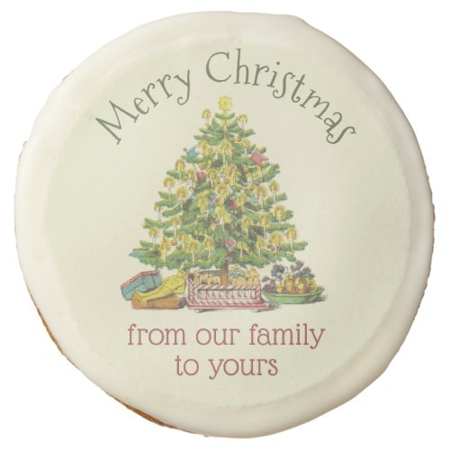 Old Fashioned Christmas Personalized Sugar Cookie