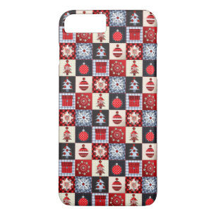 Old Fashioned Christmas Quilt iPhone 8 Plus/7 Plus Case