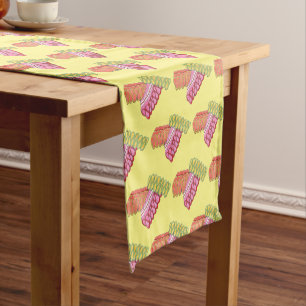 Old-Fashioned Christmas Ribbon Candy Holiday Sweet Short Table Runner
