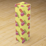 Old-Fashioned Christmas Ribbon Candy Holiday Sweet Wine Box<br><div class="desc">Design features an original marker illustration of classic old-fashioned Christmas ribbon candy. Perfect for winter or holiday entertaining! This festive hard candy design is also available on other products. Lots of additional illustrations are also available from this shop. Don't see what you're looking for? Need help with customization? Contact Rebecca...</div>