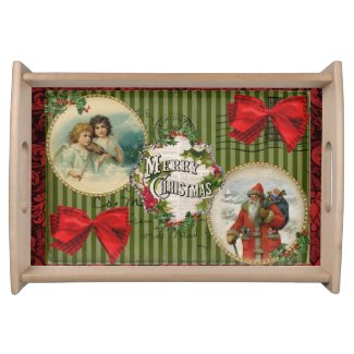 Old Fashioned Christmas Serving Tray