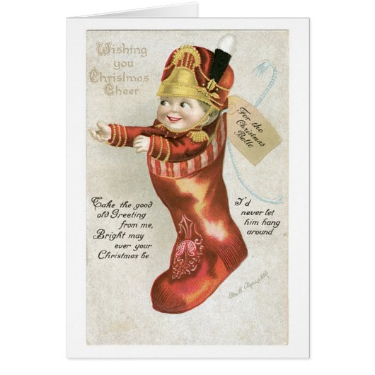 Old-fashioned Christmas, Socks Cards (Front)