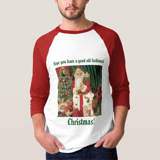 Old Fashioned Christmas T-Shirt (Front)