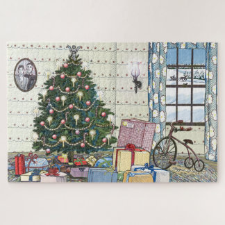 Old Fashioned Christmas Tree Jigsaw Puzzle