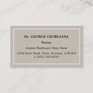 Old Fashioned, Classic Business Card