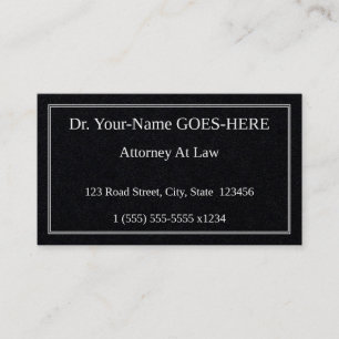 Old Fashioned, Classic Professional Business Card