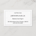 [ Thumbnail: Old Fashioned, Classic Style Business Card ]